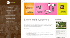 Desktop Screenshot of lamonnaieautrement.org