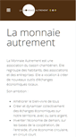 Mobile Screenshot of lamonnaieautrement.org